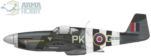 Miniatura 3 de Arma Hobby 1/72 P-51 C Mustang Mk. III Modelo Kit