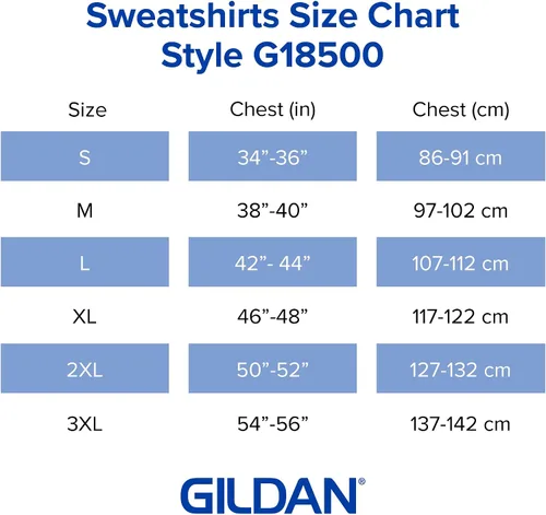 Miniatura 5 de Gildan - Sudadera de vellón con capucha, estilo G18500, paquete múltiple