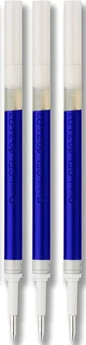 Miniatura 3 de Pentel Energel - Bolígrafos de tinta de gel líquido de 0.028 in, paquete de 5 bolígrafos RTX Pentel azules de lujo con 3 recambios