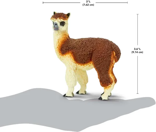 Miniatura 3 de Safari Ltd. Figura de alpaca – Figura detallada de plástico de 3.75 pulgadas – Divertido juguete educativo para niños, niñas y niños a partir de 3