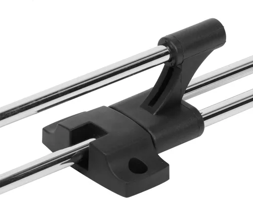 Miniatura 8 de Percha telescópica para ropa, barra telescópica para armario, barra de ropa doble para colgar, barra telescópica para ropa, ropero, barra extraíble