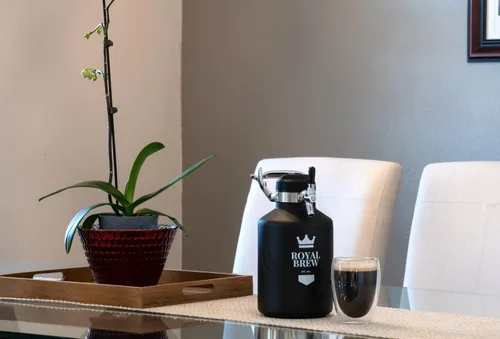 Miniatura 7 de The Original Royal Brew Nitro - Cafetera fría – Regalo para los amantes del café – Café nitro de calidad en casa – Barril casero de 64 onzas, kit