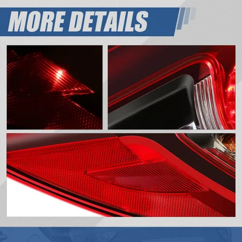 Miniatura 6 de Auto Dynasty Luces traseras exteriores traseras lámparas de freno compatibles con Mazda CX-5 2013-2016, lado izquierdo del conductor, carcasa
