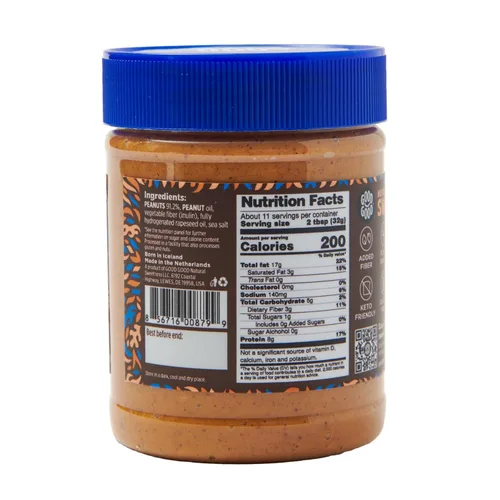 Miniatura 2 de GOOD GOOD Mantequilla de maní crujiente apta para dieta cetogénica - Baja en carbohidratos y sin azúcares añadidos - Vegana - Sin conservantes - Sin