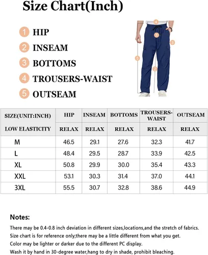 Miniatura 6 de YRW Pantalones cargo casuales para hombre, pantalones deportivos Y2K para hombre, pantalones deportivos Y2K de ajuste relajado, pantalones