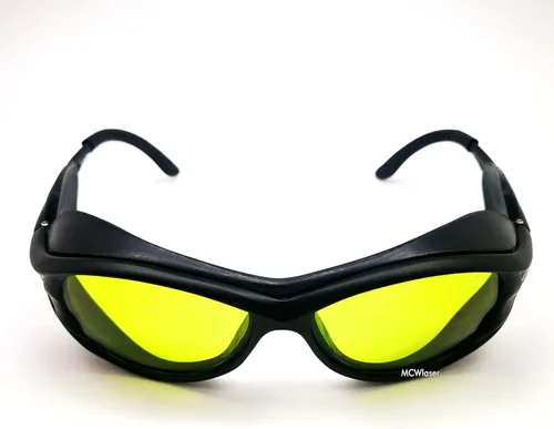 Miniatura 3 de MCWlaser Gafas de seguridad láser para 190-440 y 780-900nm, 900-1100nm, 10600nm típico para 355nm 405nm 808nm 980nm 1064nm 10600nm EP-17 estilo 2