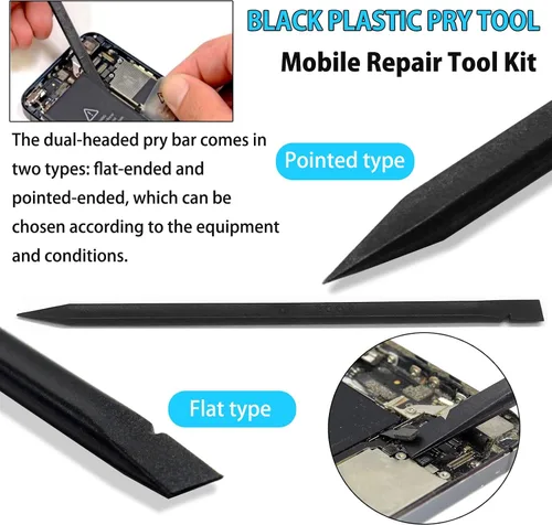 Miniatura 6 de Spudger Kit de herramientas, 23 piezas de reparación de teléfonos celulares, herramientas de palanca para electrónica, metal Spudger, herramienta