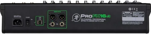 Miniatura 6 de Mackie ProFX16v3 Mezclador de efectos profesionales de 16 canales con paquete USB con auriculares Tascam cerrados Pro y estuche rígido Deco Gear