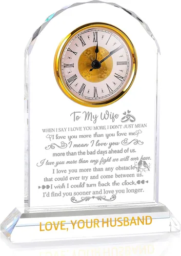 Miniatura 11 de Ornalrist Regalos de Jefe para Hombres y Mujeres Reloj de Cristal, Regalos para Jubilación Jefa Mujer - Regalo de Apreciación de Jefe para Hombres
