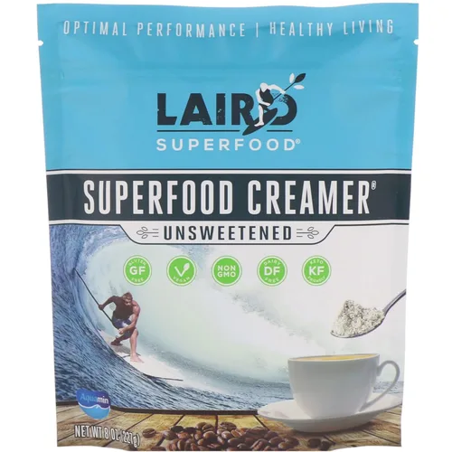 Miniatura 20 de Laird Superfood Creamer - Crema en polvo sabor a cacao, 8 onzas