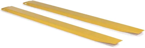 Titan Attachments Extensiones de carretilla elevadora de palé, 72 pulgadas de largo x 4.5 pulgadas de ancho interior, fundas de horquilla