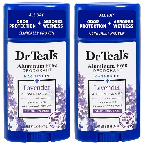Miniatura 7 de Dr Teal's Desodorante sin aluminio, aceite de coco, sin parabenos ni ftalatos, 2.65 oz