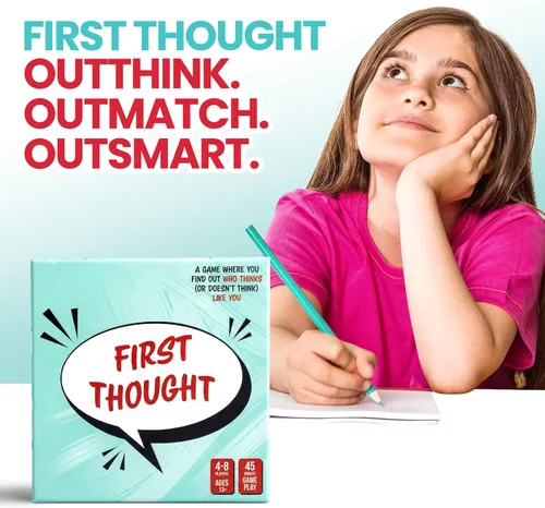 Miniatura 5 de FIRST THOUGHT Juego de mesa familiar El divertido juego de fiesta de pensamiento rápido Juego de mesa familiar Ideal para noches de juego