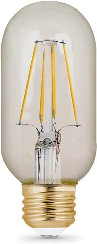 Feit Electric - Foco vintage LED "original", de cristal transparente con filamentos expuestos, luz regulable color blanco suave
