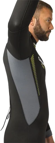 Miniatura 5 de Cressi Traje de neopreno completo para hombre con cremallera trasera para buceo y actividades acuáticas - Rápido 0.197 in: diseñado en Italia
