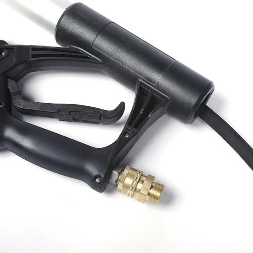 Miniatura 3 de Varita de extensión telescópica para lavadoras a presión, poste de pulverización de grado comercial de 4000 psi con arnés de cinturón de soporte