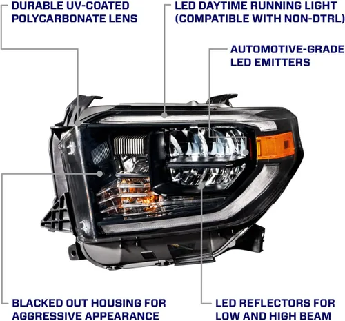 Miniatura 5 de Form Lighting Faros reflectores LED secuenciales compatibles con Toyota Tundra 2014-2021 (par)