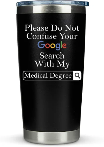 Regalos de doctor para hombres y mujeres – Please Do Not Confuse Your Google Search With My Medical Degree Mug Regalo único para médicos Regalo para