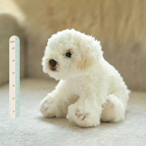 Miniatura 6 de Bearington - Animal de peluche realista para cachorros, juguetes de peluche para niños, peluches de labradoodle de caniche, galleta Lil` de 6