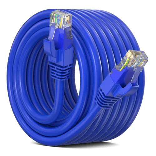Miniatura 39 de Maximm Cable Ethernet Cat 6, cable de red y conexión de alta velocidad de 100 pies, UTP, 10 Gbps, cable Ethernet de 550 MHz, color negro
