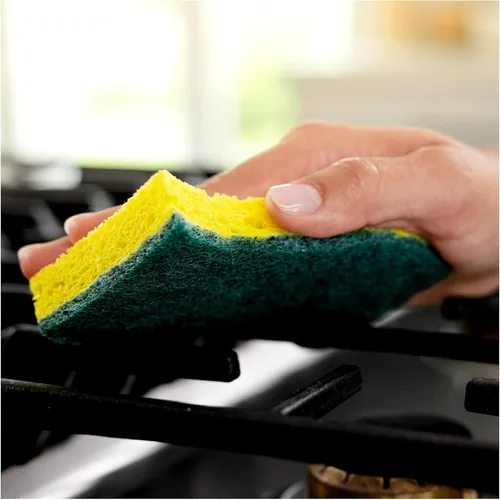 Miniatura 11 de Scotch-Brite - Esponja resistente para restregar, 12 esponjas de cocina, diseñada para desastres difíciles en la cocina, dura 3 veces más*, mejor