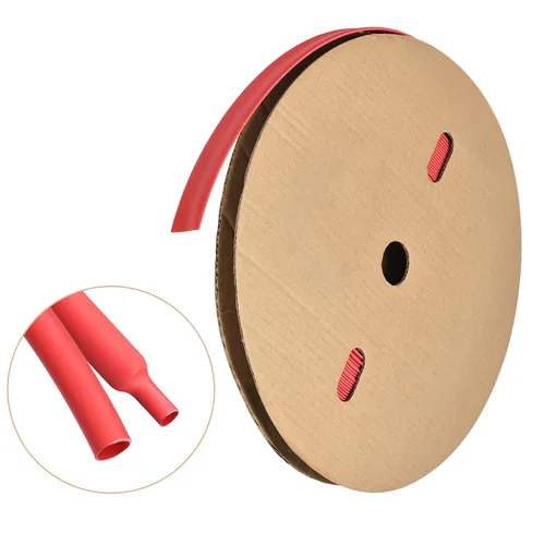 Miniatura 7 de MECCANIXITY Tubo termorretráctil, relación 3:1, 1/8 pulgadas de diámetro, 50 pies, tubo termorretráctil de doble pared, impermeable, sellado, negro
