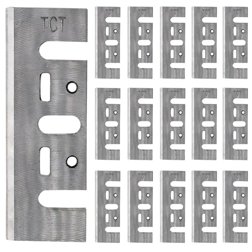 Miniatura 6 de Cuchillas cepilladoras de 3-1/4 pulgadas, 16 cuchillas cepilladoras HSS de 3.228 in, compatibles con Makita N1900B, KP0810, LXPK01, compatible