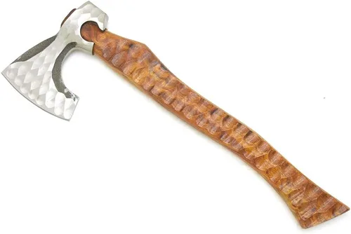 Miniatura 9 de Medieval Warrior Hacha Tomahawk Viking Tomahawk hecha a mano forjada a mano personalizada-hacha de caza-hacha de camping. (diseño)