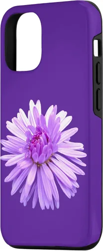 Miniatura 2 de iPhone 15 Purple flower, purple flower, floral tendril floral pattern Case