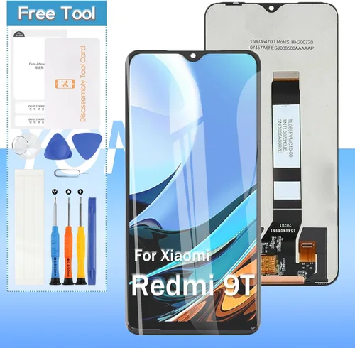 Reemplazo de pantalla para Xiaomi Redmi 9T/Poco M3/Note 9 4G J19S M2010J19SG M2010J19SY 6.53 pulgadas Pantalla LCD táctil digitalizador Asamblea con