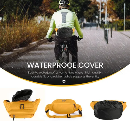Miniatura 5 de CXWMZY Riñoneras para mujeres y hombres, riñoneras con múltiples bolsillos, gran capacidad, impermeable, casual, para viajes de Disney, ciclismo