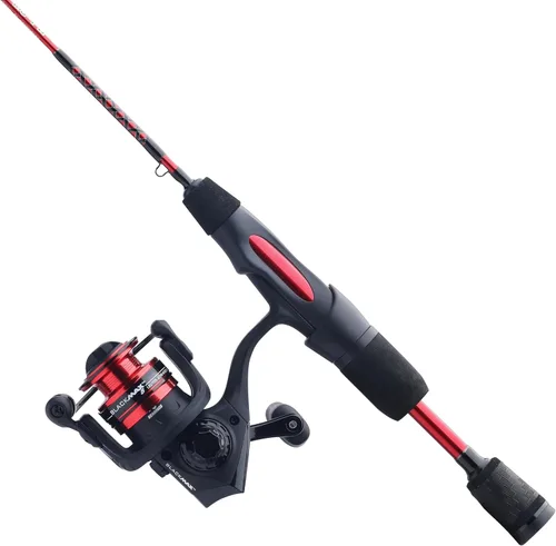 Miniatura 2 de Ugly Stik Combo de caña giratoria y carrete de hielo de carbono de 28 pulgadas, carrete de 5 tamaños, 1 caña de pescar, potencia de caña de luz
