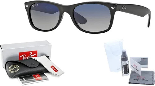 Miniatura 2 de Ray-Ban RB2132 - Lentes de sol WAYFARER para hombre y mujer + paquete con kit de cuidado de gafas de diseñador iWear