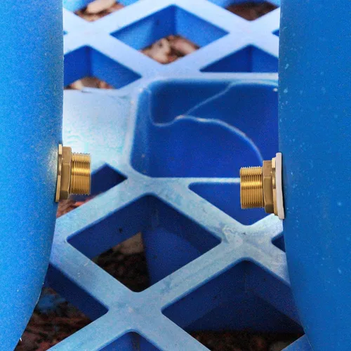 Miniatura 3 de WADEO Kit de conector de barril de lluvia, paquete de 2, kit de enlace de barril de lluvia con dos mangueras de 12 pulgadas y cuatro accesorios