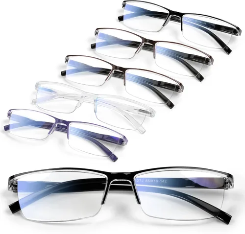 Miniatura 10 de Gaoye Executive Style Reading Glasses Men - Durable Readers with Blue Light Filtering- Comfortable Fit with TR90 Frames