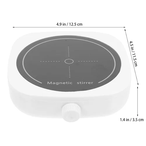 Miniatura 9 de Mini batidor mezclador agitador agitador portátil placa para laboratorio aula investigación científica agitador magnético magnético