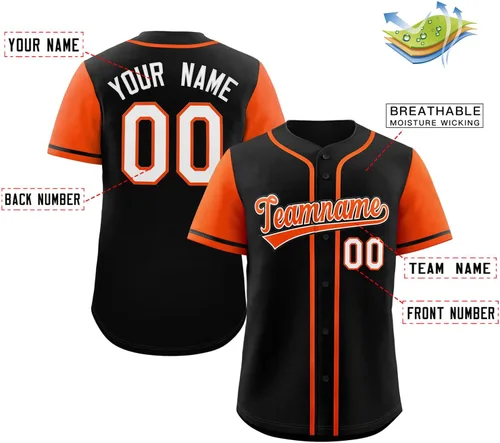 Miniatura 76 de Camisetas de béisbol personalizadas con botones de manga corta, número de nombre cosido personalizado / impreso para adultos y jóvenes