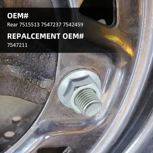Miniatura 6 de Pernos de rueda trasera para Polaris Sportsman Ranger Outlaw Magnum Trail Blazer Trail Boss Predator Scrambler Xpedition Xplorer Xpress ATP Hawkeye