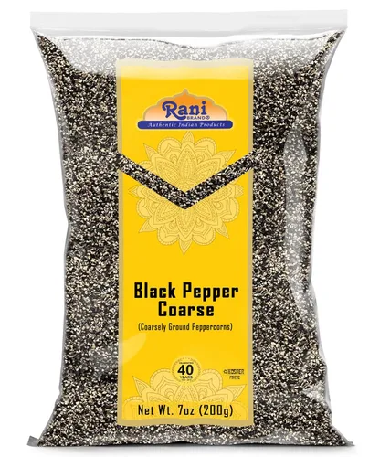 Miniatura 11 de Rani - Pimienta negra molida gruesa de 28 mallas (molienda de mesa) 28 onzas (1.75 libras) 28.22 oz ~ Todo natural Vegano Apto para gluten Sin