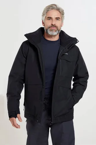 Miniatura 9 de Mountain Warehouse Comet II - Chaqueta de esquí para hombre, impermeable, transpirable