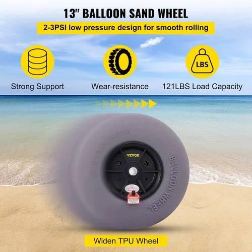 Miniatura 4 de VEVOR Beach Balloon Wheels