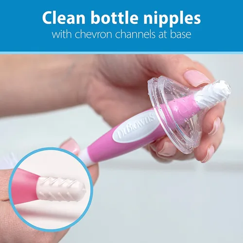 Miniatura 6 de Dr. Brown's Clean Steam - Esterilizador y secador de biberones y chupetes, opciones anticólicos + biberones de 8 onzas, 0.0 ft+ nivel 1, pezón de 4