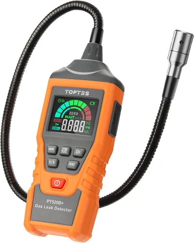 Miniatura 7 de Detector de gas natural PT520A, detector de fugas de gas con cuello de cisne de 17 pulgadas, localiza la fuente como propano, metano y butano