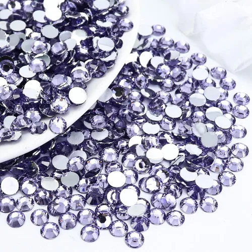 Miniatura 14 de 4500 PIEZAS SS6 2mm Resina Diamantes de Imitación de Parte Plana, Diamantes de Imitación Azul/Azul Oscuro de Parte Plana para Uñas, Vasos, Tazas