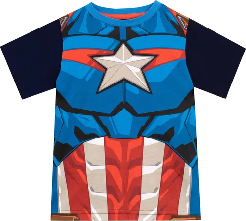 Miniatura 2 de Marvel Pijama corto para niños Capitán América