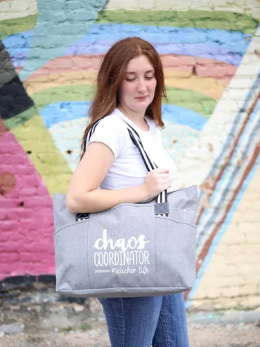 Miniatura 81 de Brooke & Jess Designs Teacher Tote Bag for Work - Teacher Handbag Gifts for Women, Teacher Bag Best Teacher Appreciation Gift