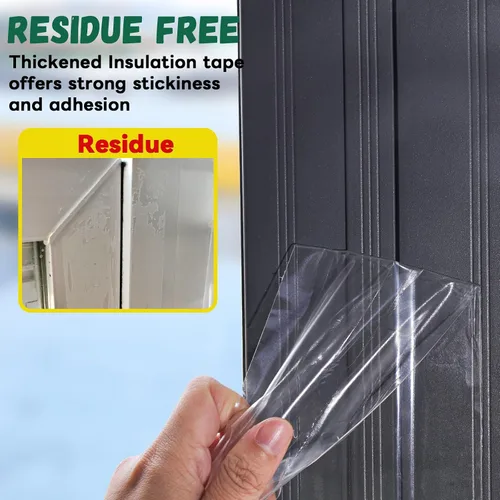 Miniatura 7 de Cinta de sellado de ventana, aislamiento de CA para ventanas alrededor del marco de corriente, 3 pulgadas x 33 pies, bloqueador para aire de calor