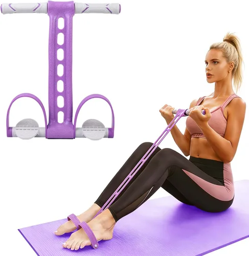 Miniatura 4 de Banda de resistencia para pedal de yoga, cuerda elástica, equipo de ejercicio para sentarse en casa, gimnasio, brazo, abdominales