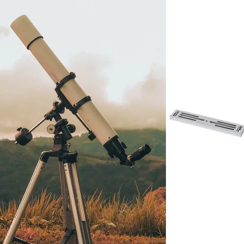 Miniatura 6 de LIZZOT - Placa de montaje para telescopio de cola de milano de 8.976 in, 9 pulgadas, para trípode ecuatorial, versión larga, binocular/monocular