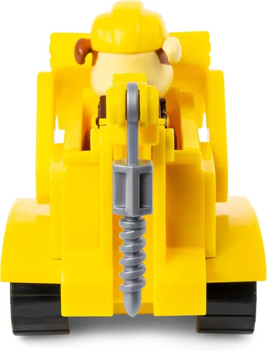 Miniatura 6 de PAW Patrol, Rubble's Bulldozer Vehículo con figura coleccionable, para niños de 3 años en adelante Vehículo de Rubble